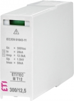 Viršįtampių ribotuvas MOD.ETITEC SM T12 300/12,5 002440552