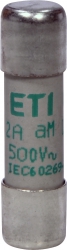 Fuse link CH10x38 aM 2A/500V 002652011