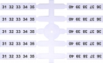 Line-up terminal access. EO3 31-40 (x200) 003901758