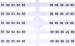 Line-up terminal access. EO3 51-60 (x200) 003901762
