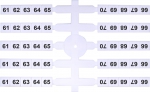 Line-up terminal access. EO3 61-70 (x200) 003901764