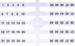 Line-up terminal access. EO3 1-50 (x200) 003901772