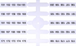 Line-up terminal access. EO3 151-200 (x200) 003901778