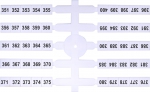 Line-up terminal access. EO3 351-400 (x200) 003901786