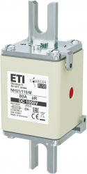 Topljivi osigurač NHU1/110/M aR 80A/1000V DC 004110861