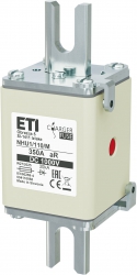 Topljivi osigurač NHU1/110/M aR 350A/1000V DC 004110868