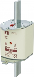 Fuse link NH3C gTr 72A/400V/50kVA 004115400