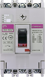 Molded Case Circuit Breaker EB2S 160/3LF 100A 3p 004671809