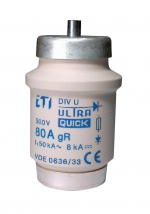 Fuse link DIV UQ gR 80A/500V 004324001