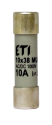 Fuse link CH10x38 MM 0,5A/1000V AC/DC 002625410