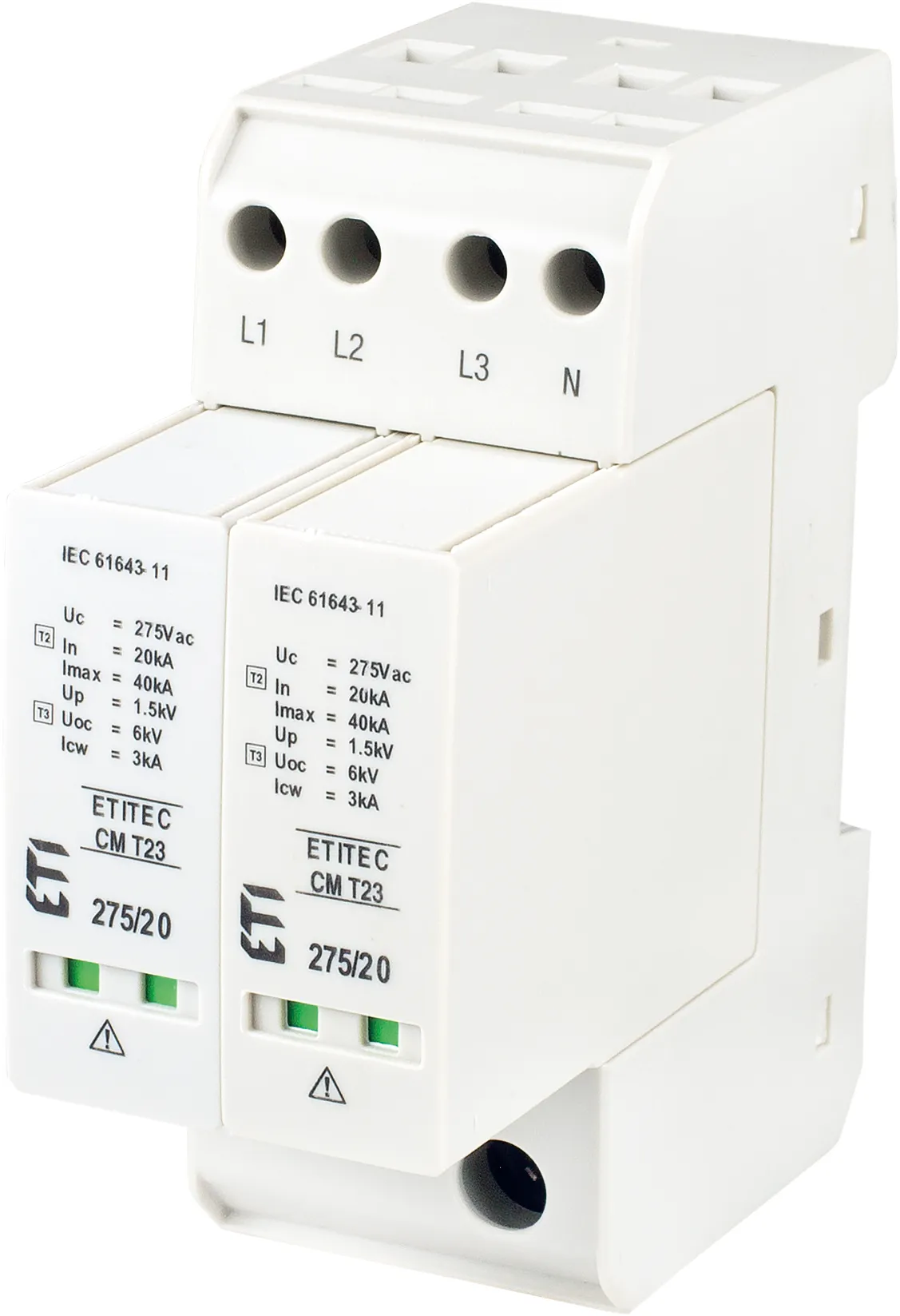 Surge arrester ETITEC CM T23 275/20 4+0 RC 002440653