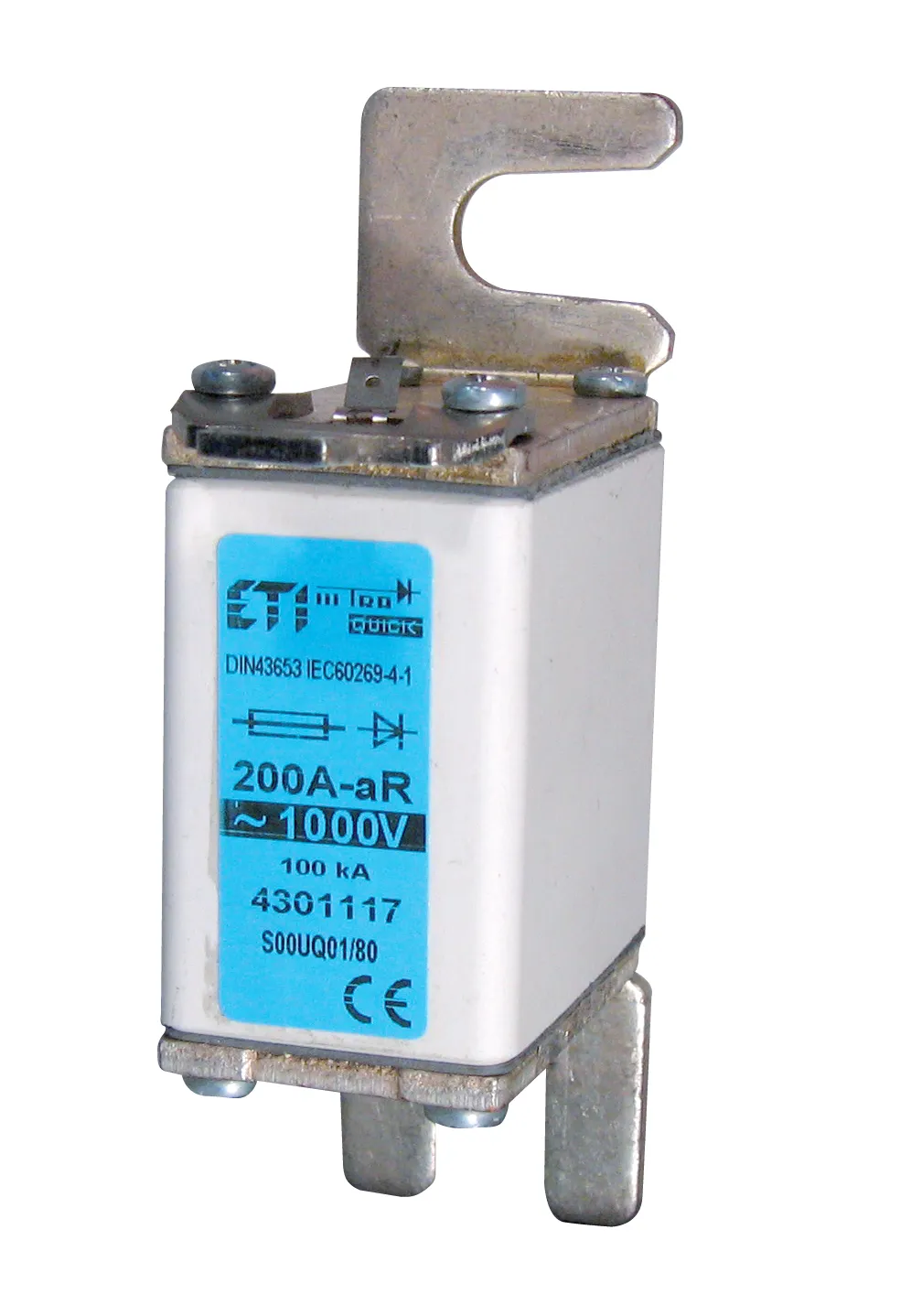 Fuse link NHS00/80 UQ01 aR 25A/1000V 004301107