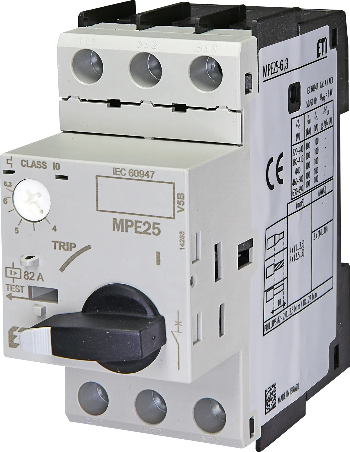 Mot.protec.circuit breaker MPE25-6,3 004648009