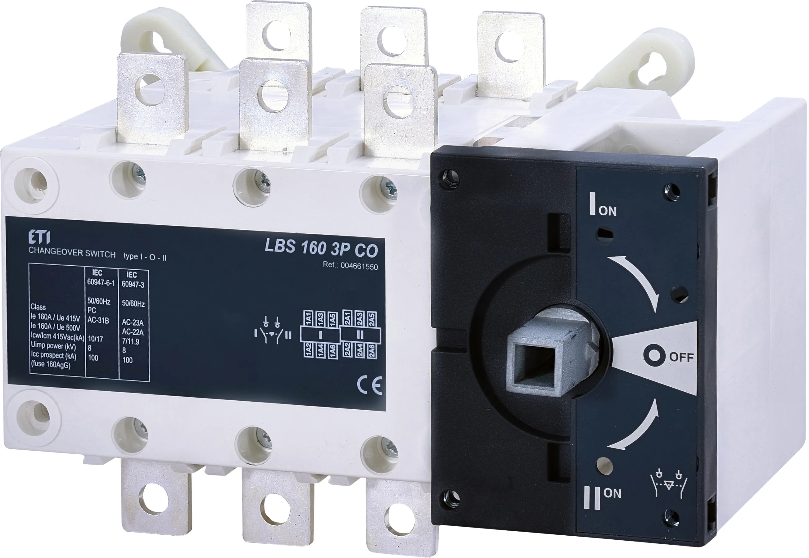 Changeover switch LBS 160 3P CO 004661550