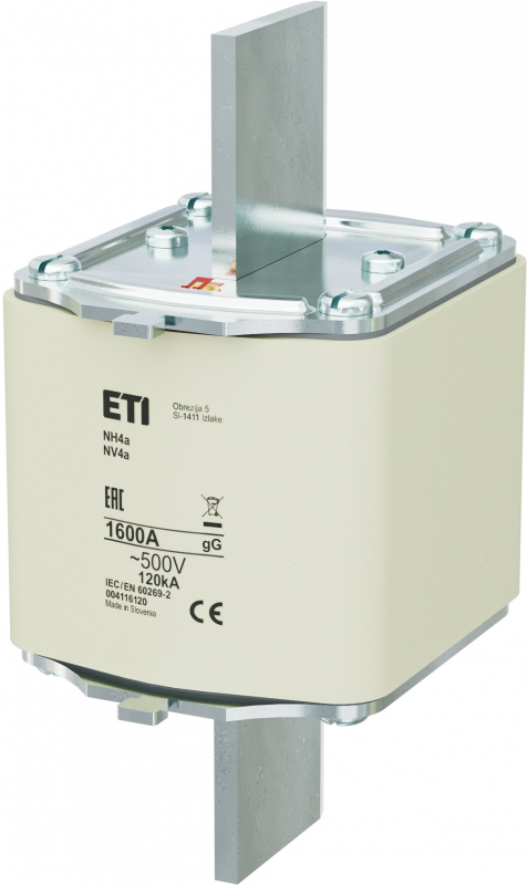 Wkładka topikowa NH4a gG 1600A/500V 004116120