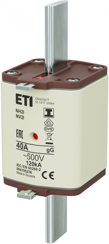 Wkładka topikowa NH2/I gG 40A/500V 004195236
