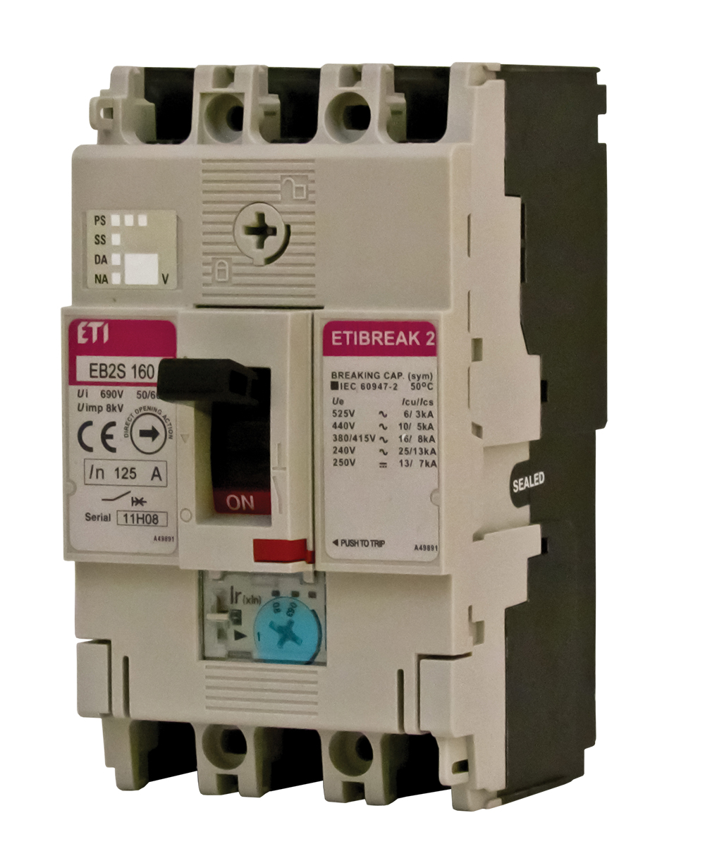 Rūpnieciskais automātslēdzis EB2S 160/4LA 25A 4p 004671889