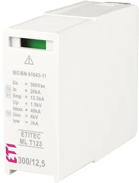 Surge arrester MOD.ETITEC ML T123 300/12,5 002440673