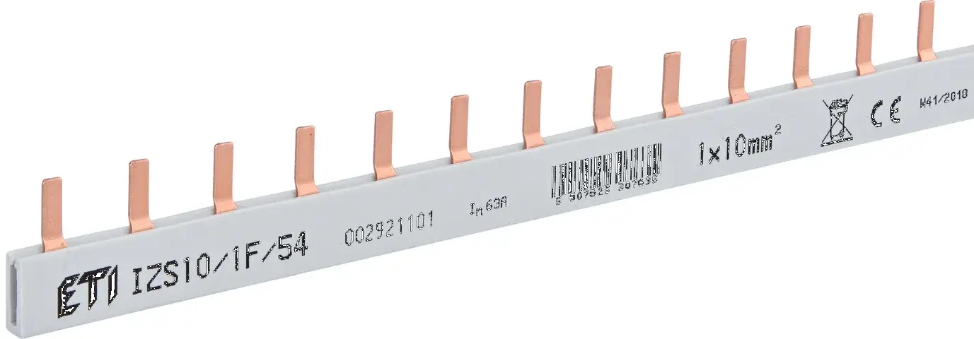 Insulated busbar IZS10/1F/54 (1m) 002921101