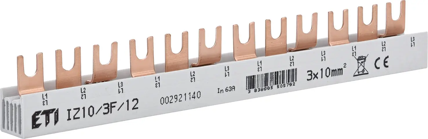 Insulated busbar IZ10/3F/12 002921140