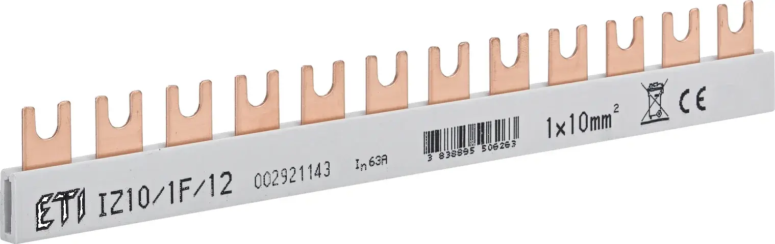 Insulated busbar IZ10/1F/12 002921143