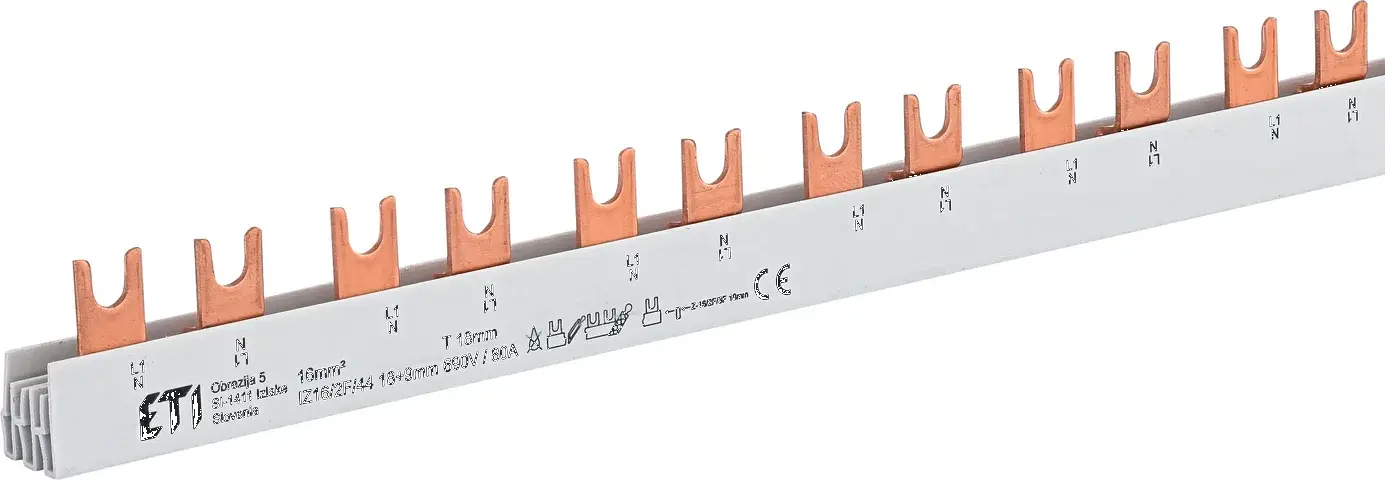 Cu rail IZ16/2F/44 18+9mm 002921233