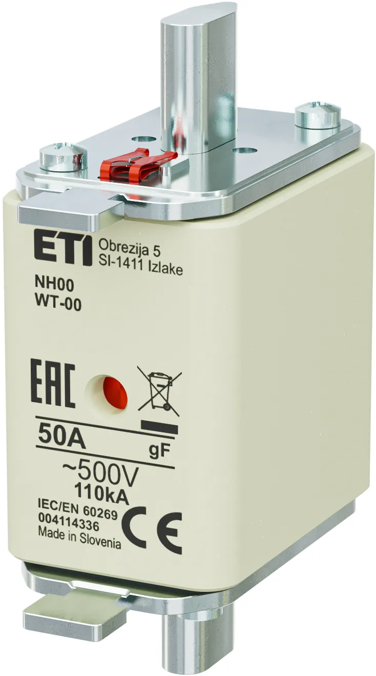 Fuse link NH00/WT-00 gF 50A/500V 004114336