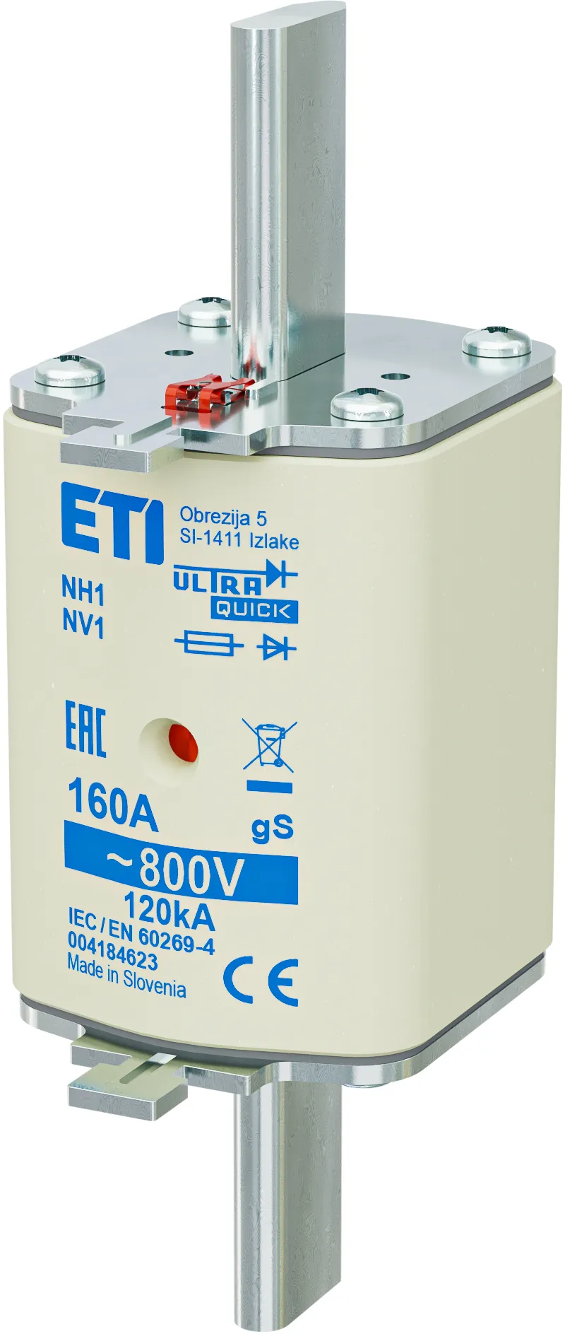 Fuse link NH1 gS 160A/800V 004184623