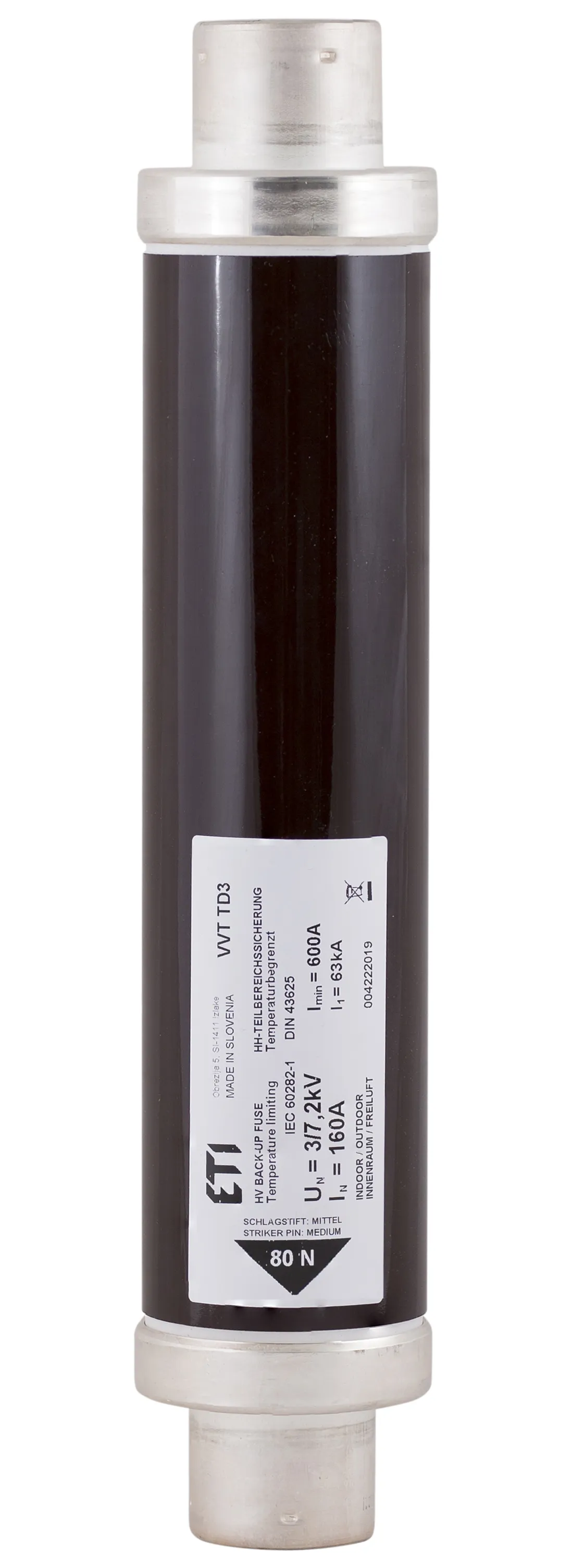 Fuse link VVC3 7,2kV/4A 442 004220604