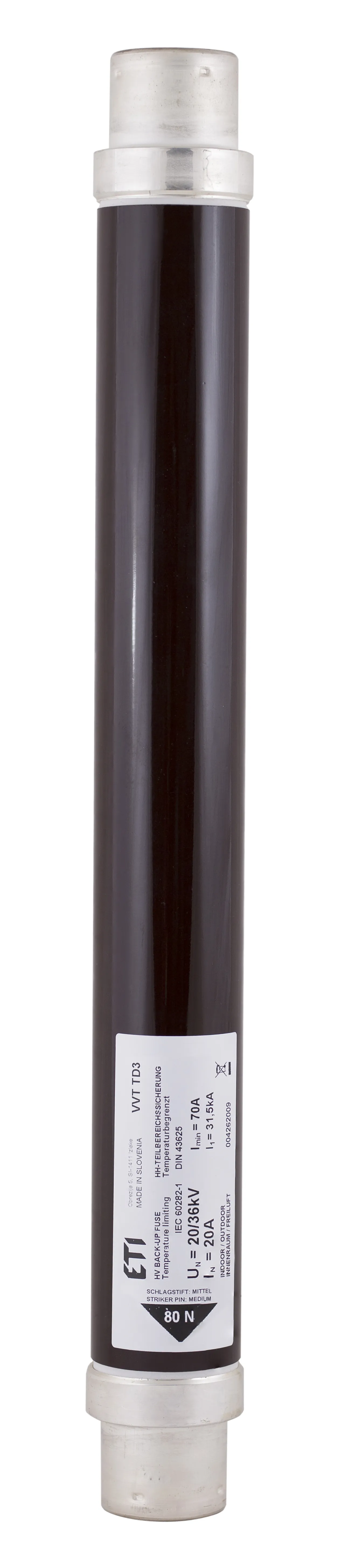 Fuse link VVC3 36kV/2A 442 004260103
