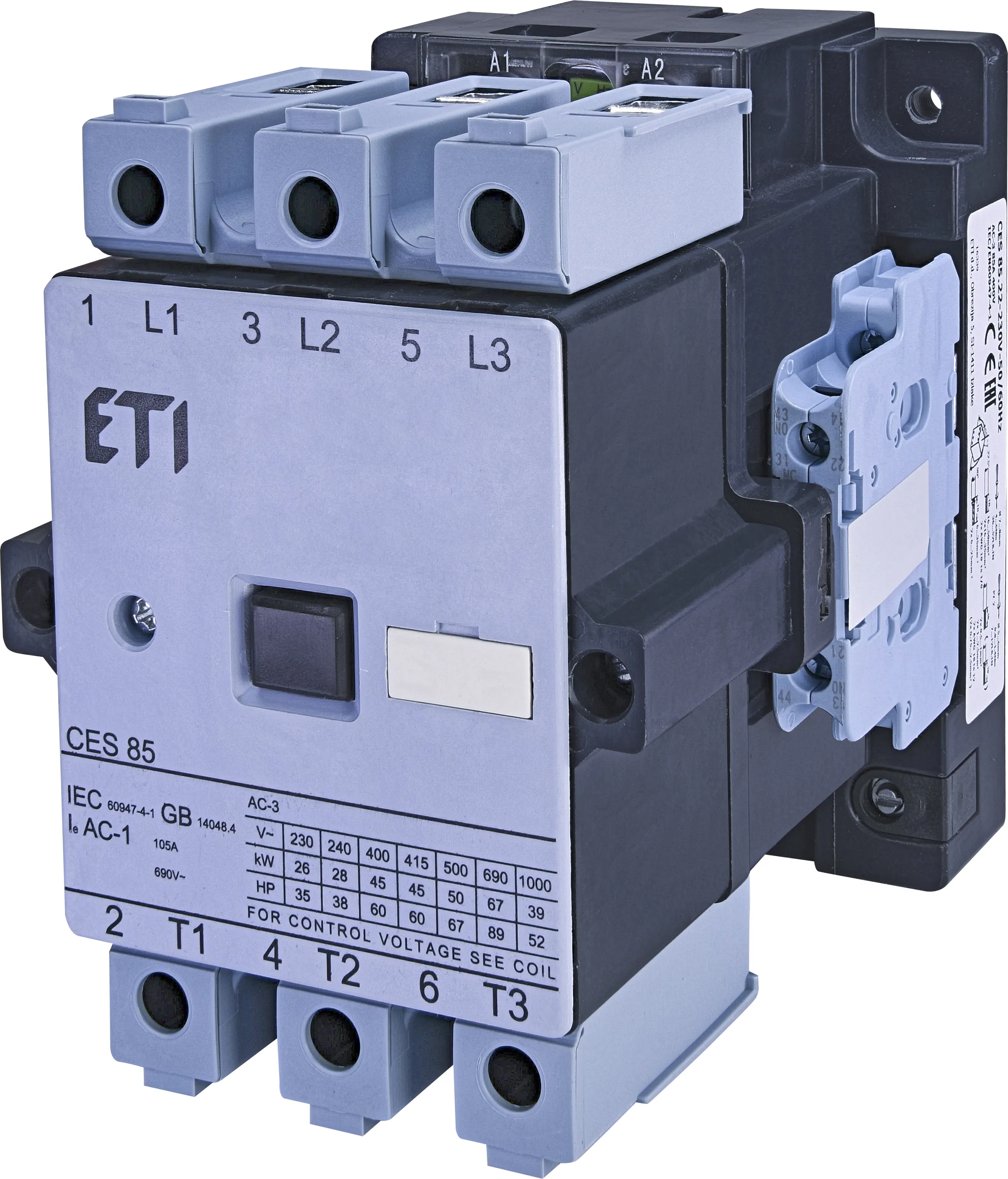 Motor contactor CES 85.22-230V-50/60Hz 004646565