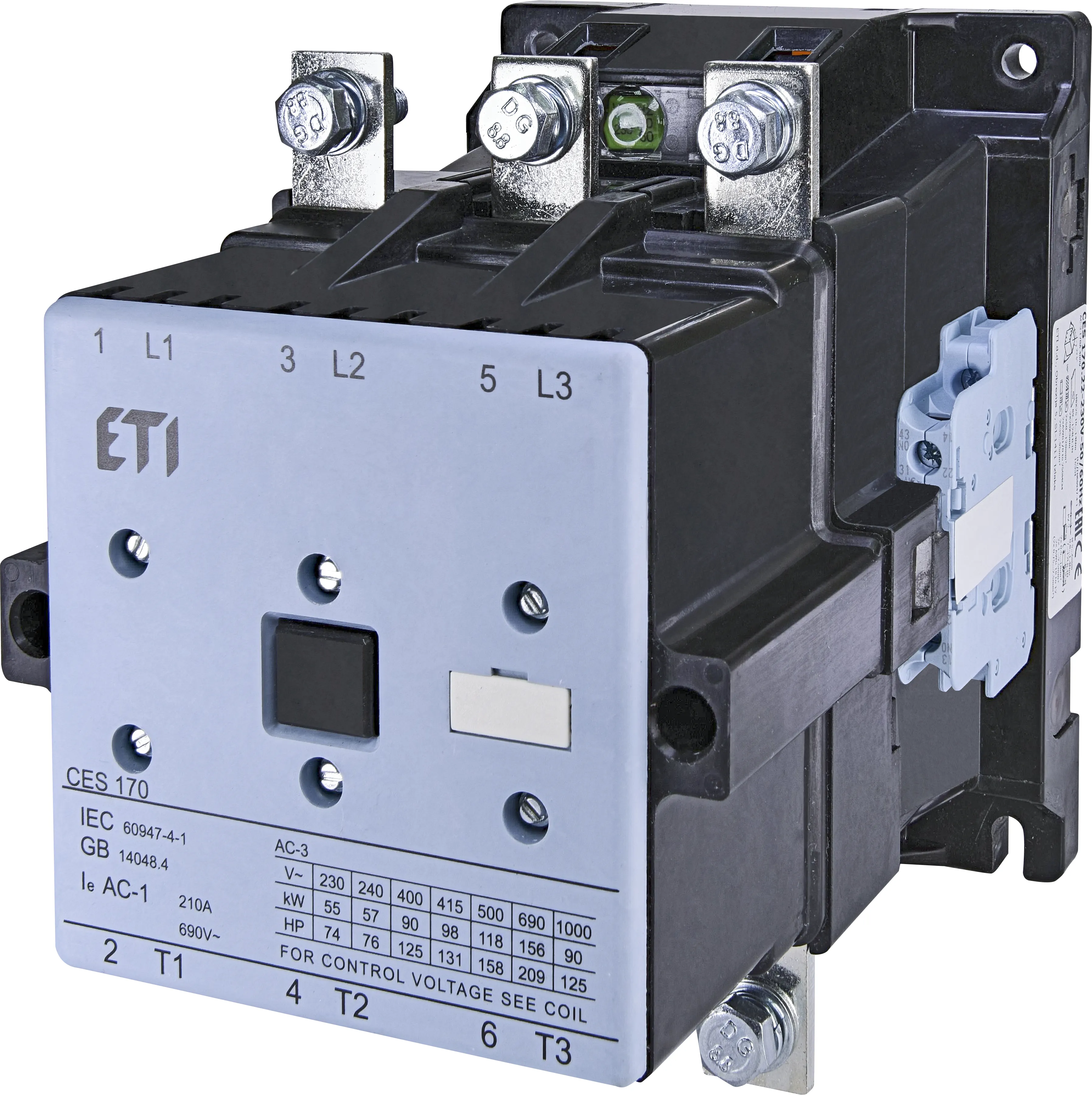Motor contactor CES 170.22-230V-50/60Hz 004646569