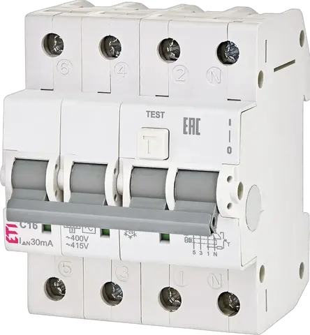 KZS-4M 3p+N A B10/0.03 120V