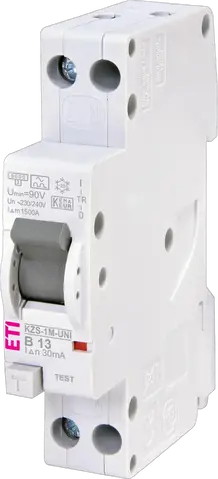 KZS-1M-UNI 1p+N A B13/0.03