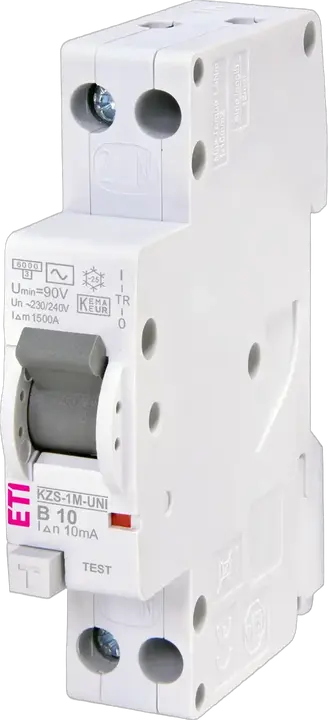 Image of KZS-1M-UNI 1p+N AC B10/0.01