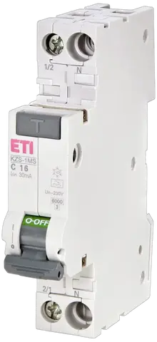 KZS-1MS 1p+N A B10/0.03