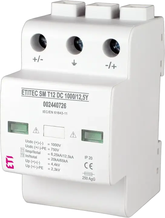 Image of ETITEC SM T12 DC 1000/12,5 Y R