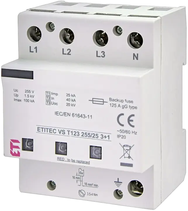 Image of ETITEC VS T123 255/25 3+1
