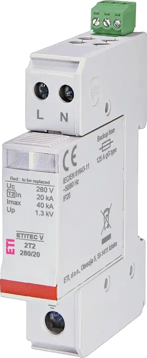 Image of ETITEC V 2T2 280/20 2+0 RC