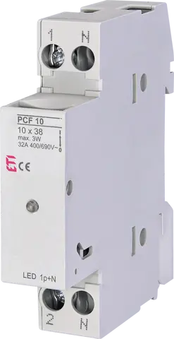*PCF 10 1p+N LED