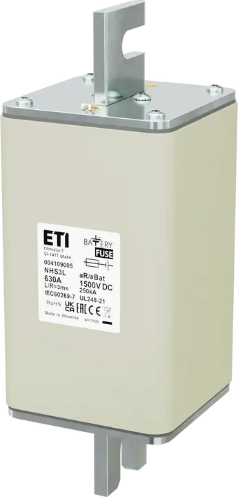 Image of NHS3L aR/aBat 630A/1500V DC AL