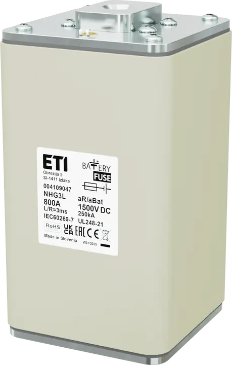Image of NHG3L aR/aBat 800A/1500V DC AL