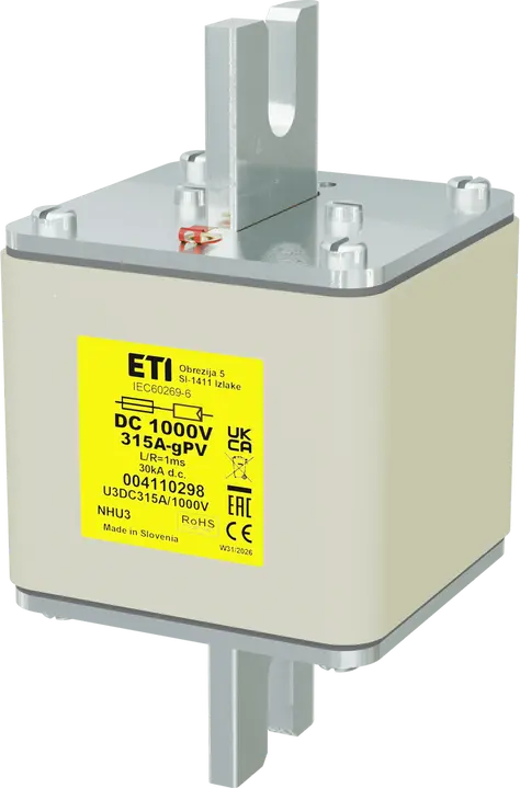 Image of NHU3 gPV 315A/1000V DC