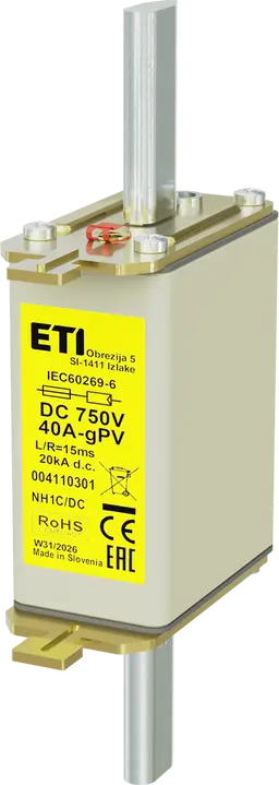 Image of *NH1C gPV 40A/750V DC