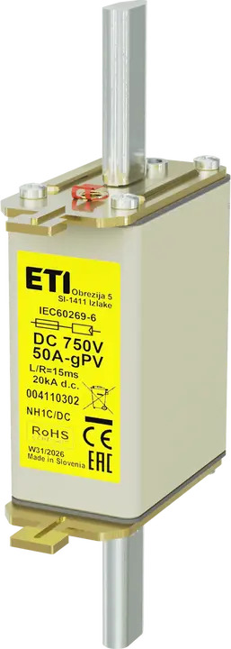 Image of *NH1C gPV 50A/750V DC