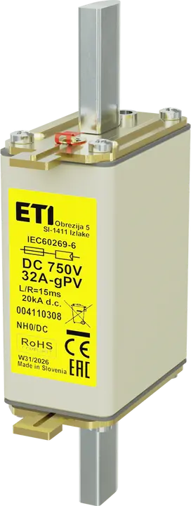 Image of *NH0 gPV 32A/750V DC