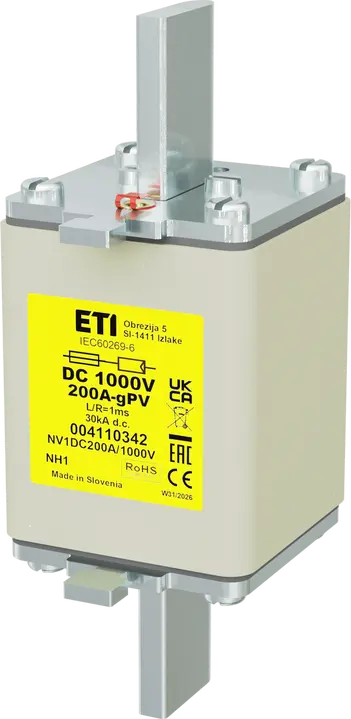 Image of NH1 gPV 200A/1000V DC