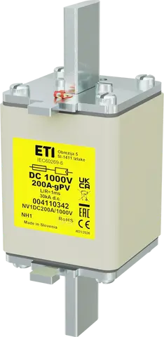 Image of NH1 gPV 200A/1000V DC