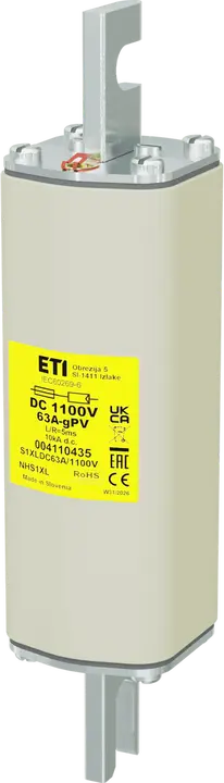 Image of NHS1XL gPV 63A/1100V DC