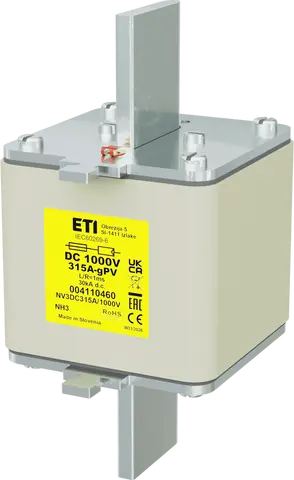 NH3 gPV 400A/1000V DC